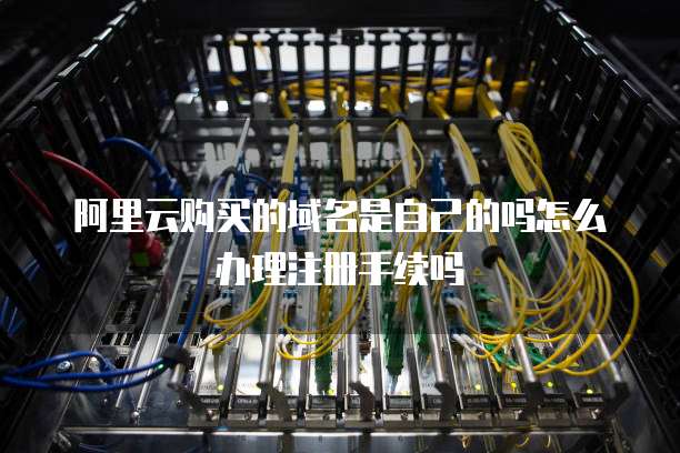 阿里云购买的域名是自己的吗怎么办理注册手续吗