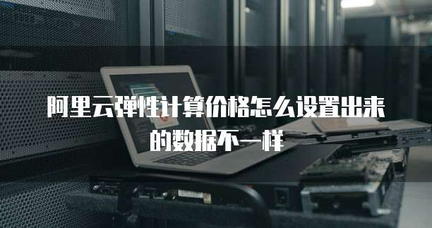 阿里云弹性计算价格怎么设置出来的数据不一样
