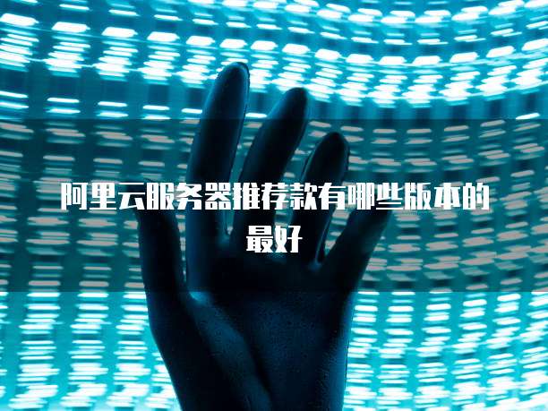 阿里云服务器推荐款有哪些版本的最好