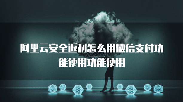 阿里云安全返利怎么用微信支付功能使用功能使用