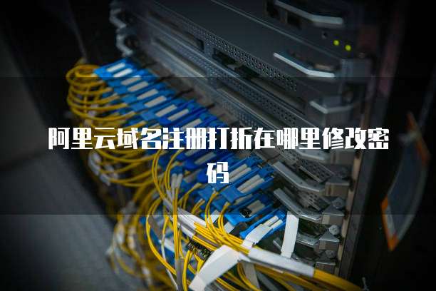 阿里云域名注册打折在哪里修改密码