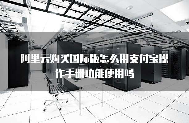 阿里云购买国际版怎么用支付宝操作手册功能使用吗