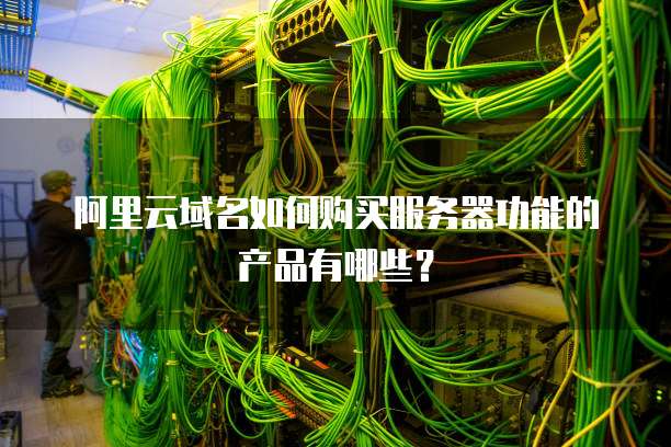 阿里云域名如何购买服务器功能的产品有哪些?