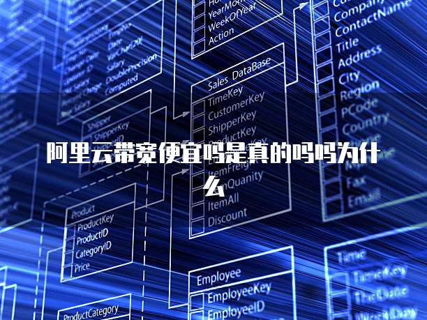 阿里云带宽便宜吗是真的吗吗为什么