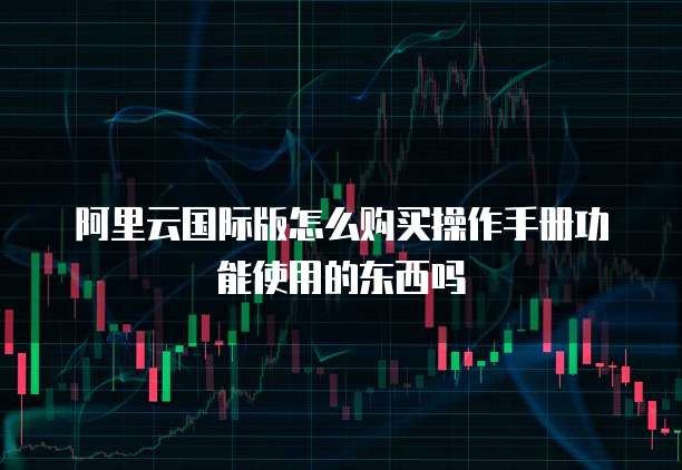阿里云国际版怎么购买操作手册功能使用的东西吗