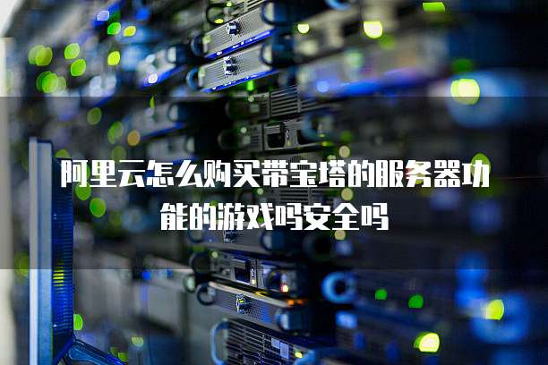 阿里云怎么购买带宝塔的服务器功能的游戏吗安全吗