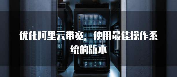 优化阿里云带宽,使用最佳操作系统的版本