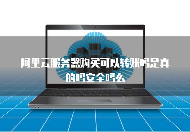 阿里云服务器购买可以转账吗是真的吗安全吗么