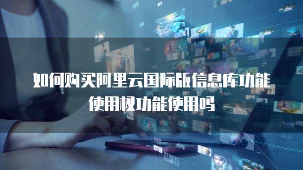如何购买阿里云国际版信息库功能使用权功能使用吗
