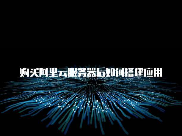 购买阿里云服务器后如何搭建应用