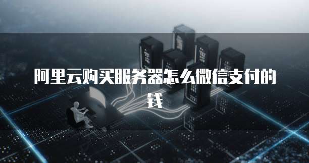 阿里云购买服务器怎么微信支付的钱