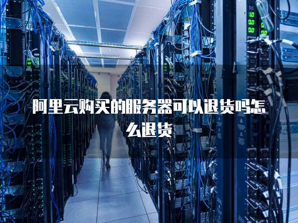 阿里云购买的服务器可以退货吗怎么退货