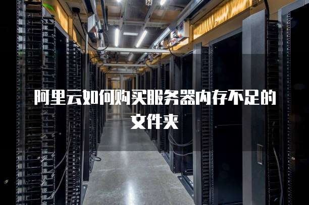 阿里云如何购买服务器内存不足的文件夹
