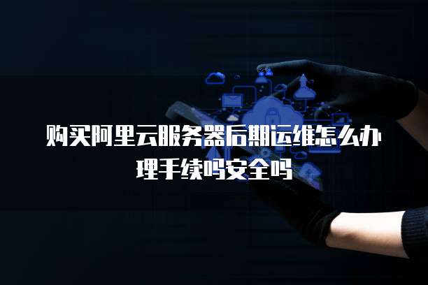 购买阿里云服务器后期运维怎么办理手续吗安全吗