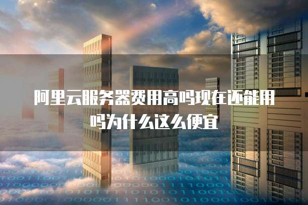 阿里云服务器费用高吗现在还能用吗为什么这么便宜