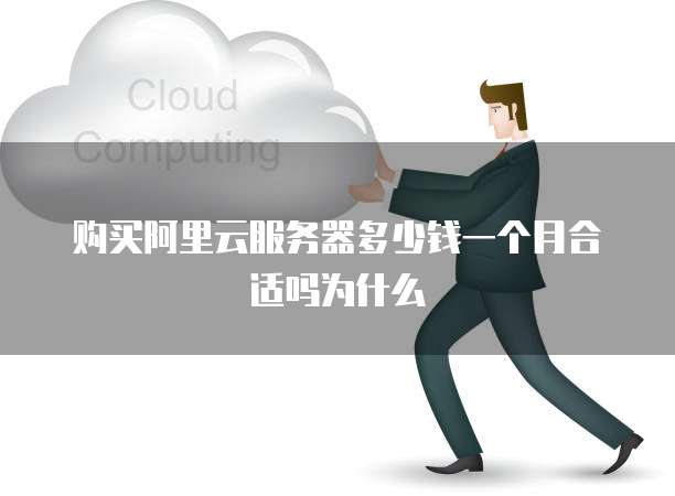 购买阿里云服务器多少钱一个月合适吗为什么