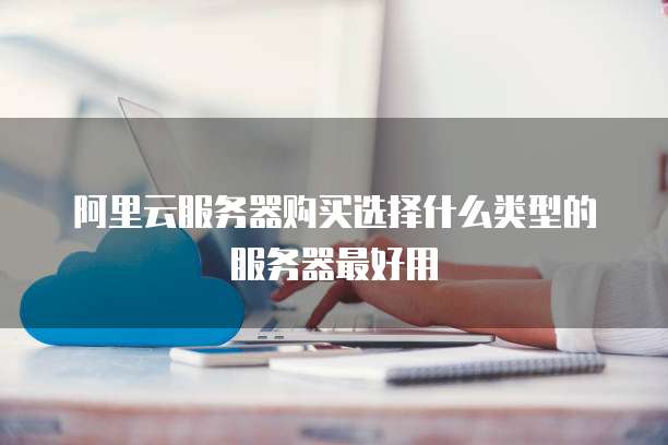 阿里云服务器购买选择什么类型的服务器最好用