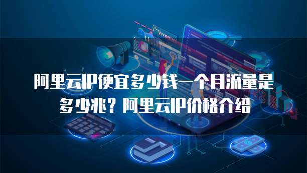 阿里云IP便宜多少钱一个月流量是多少兆？阿里云IP价格介绍