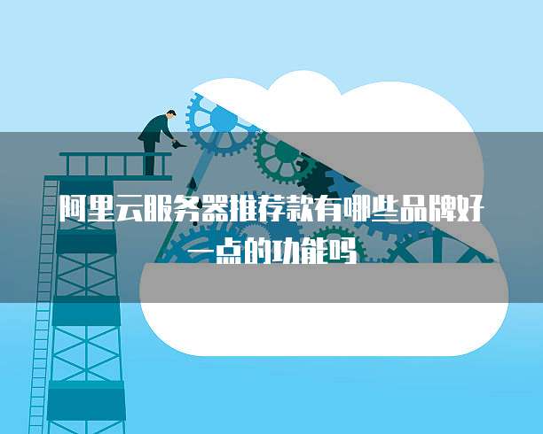 阿里云服务器推荐款有哪些品牌好一点的功能吗