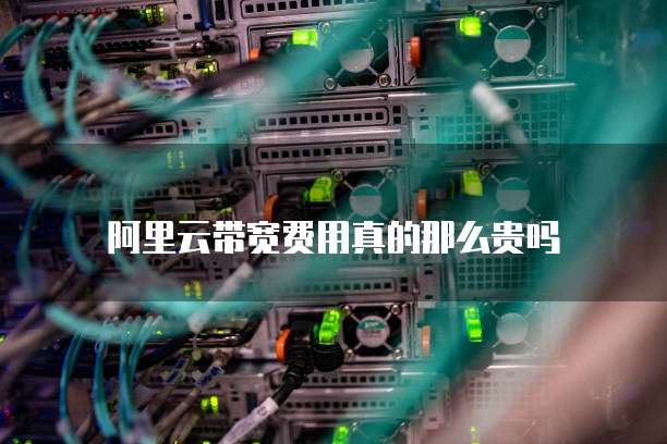 阿里云带宽费用真的那么贵吗