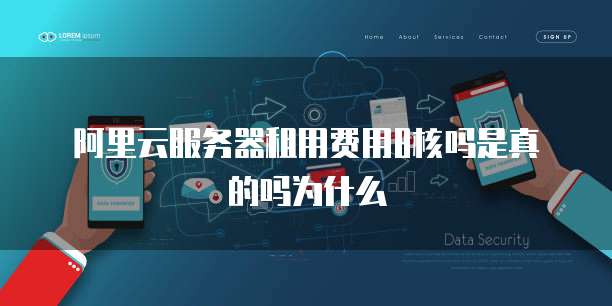 阿里云服务器租用费用8核吗是真的吗为什么