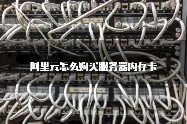 阿里云怎么购买服务器内存卡