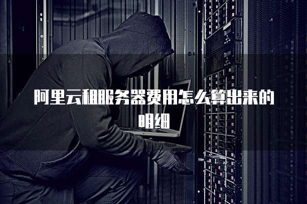 阿里云租服务器费用怎么算出来的明细