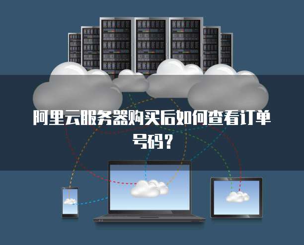 阿里云服务器购买后如何查看订单号码?