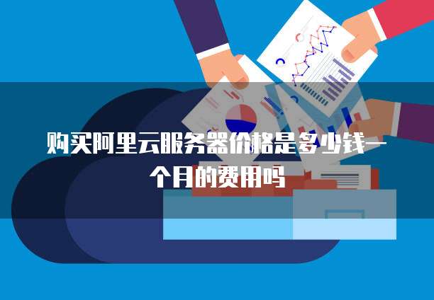 购买阿里云服务器价格是多少钱一个月的费用吗