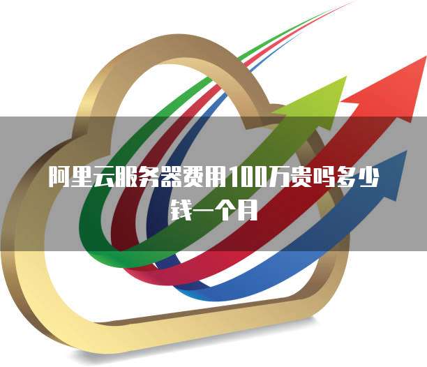 阿里云服务器费用100万贵吗多少钱一个月