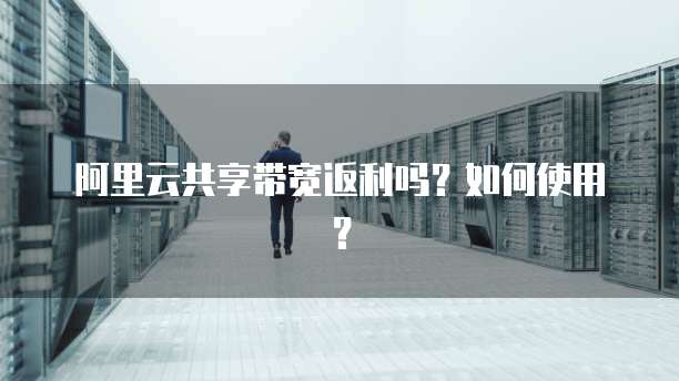 阿里云共享带宽返利吗?如何使用?