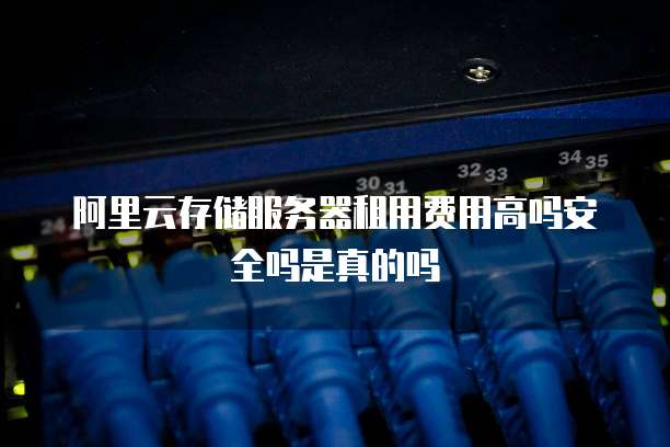 阿里云存储服务器租用费用高吗安全吗是真的吗