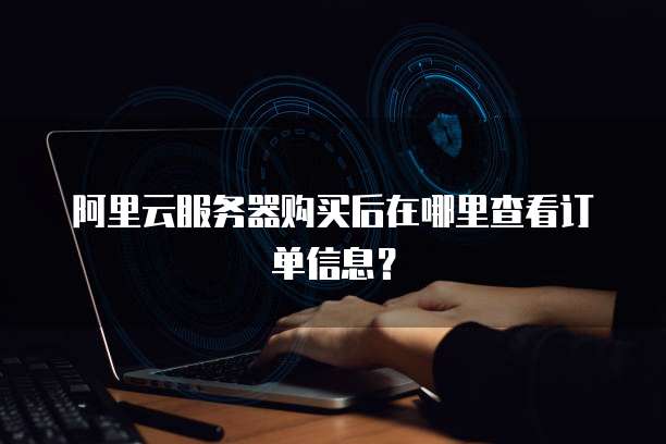 阿里云服务器购买后在哪里查看订单信息?