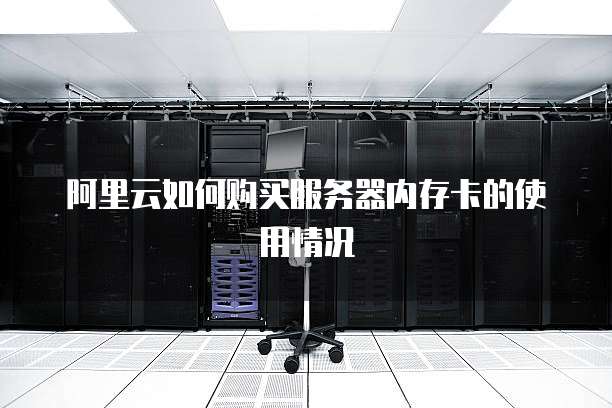 阿里云如何购买服务器内存卡的使用情况