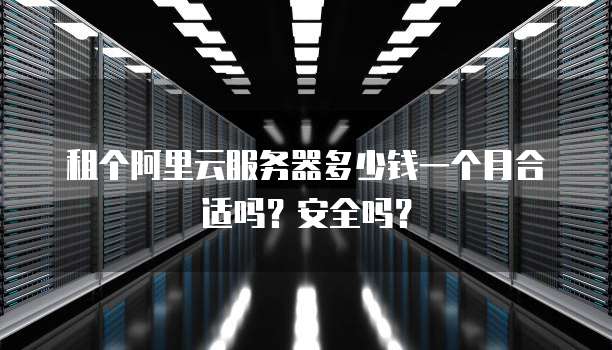 租个阿里云服务器多少钱一个月合适吗?安全吗?