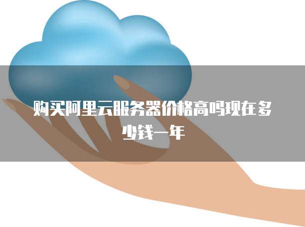 购买阿里云服务器价格高吗现在多少钱一年