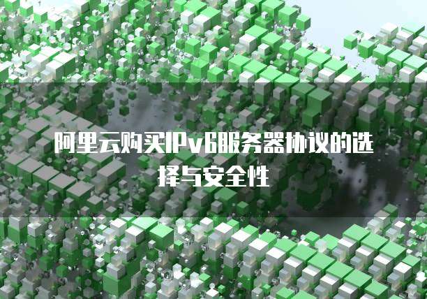 阿里云购买IPv6服务器协议的选择与安全性
