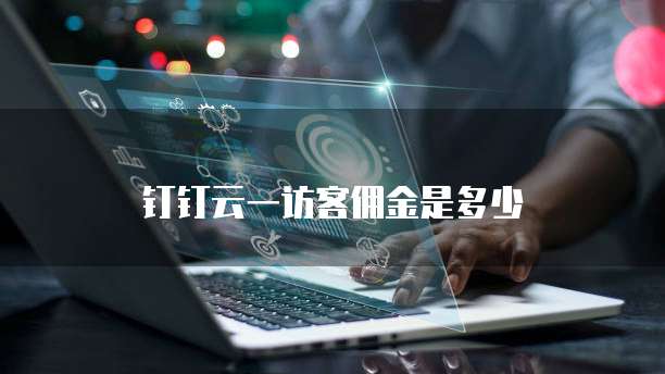 钉钉云一访客佣金是多少