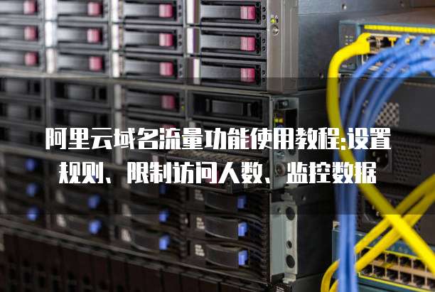 阿里云域名流量功能使用教程:设置规则、限制访问人数、监控数据