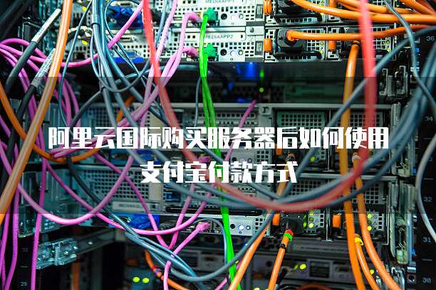 阿里云国际购买服务器后如何使用支付宝付款方式