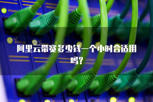阿里云带宽多少钱一个小时合适用吗?