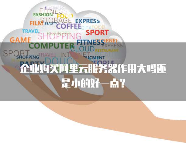企业购买阿里云服务器作用大吗还是小的好一点?