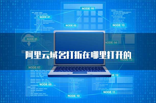 阿里云域名打折在哪里打开的