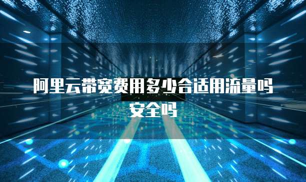 阿里云带宽费用多少合适用流量吗安全吗