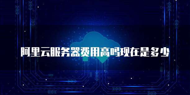 阿里云服务器费用高吗现在是多少