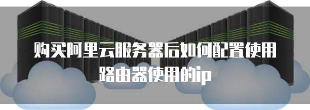 购买阿里云服务器后如何配置使用路由器使用的ip