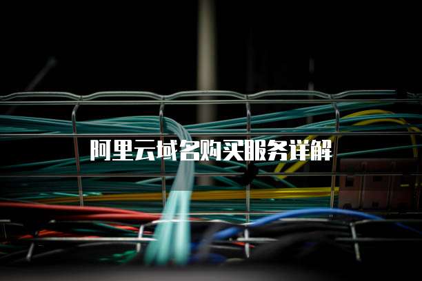 阿里云域名购买服务详解