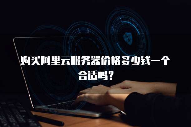 购买阿里云服务器价格多少钱一个合适吗?