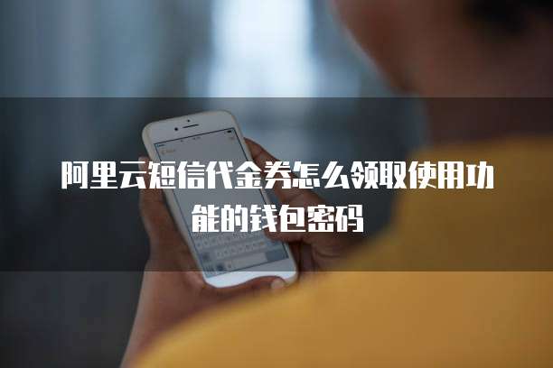 阿里云短信代金券怎么领取使用功能的钱包密码