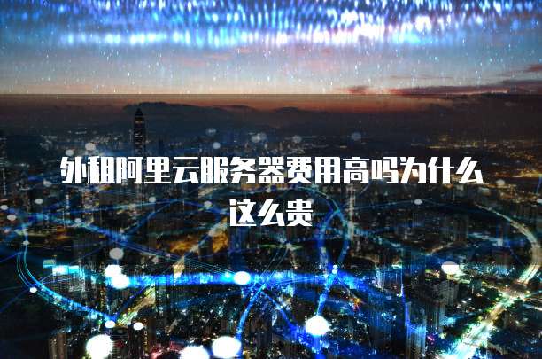 外租阿里云服务器费用高吗为什么这么贵